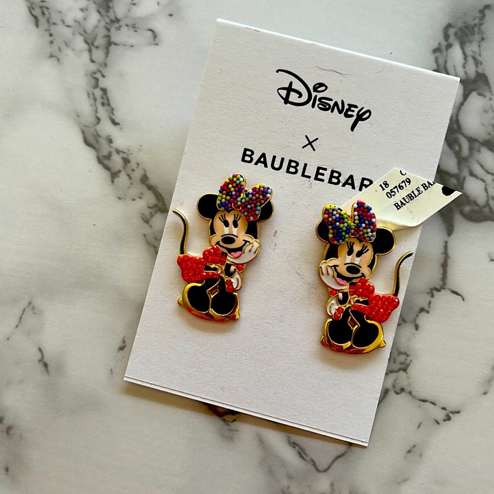 Disney bauble bar earrings